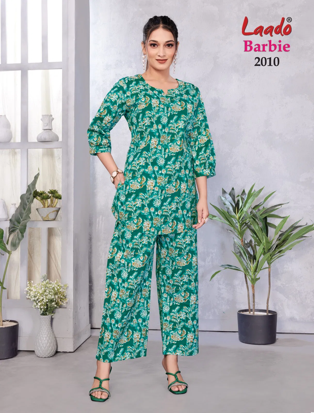 Barbie Vol 2 By Laado Cotton Printed Ladies Co Ord Set Exporters In India